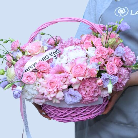 Pink basket