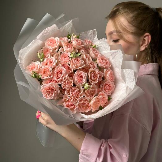Monobooket de 15 rosas arbustivas