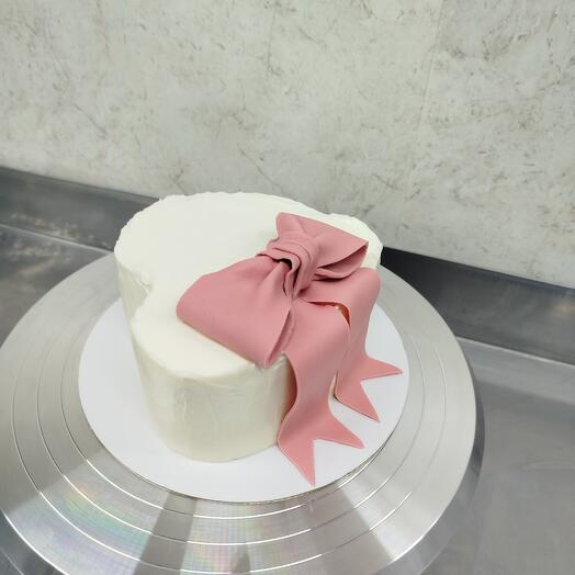 Бенто торт Сердце с Бантом