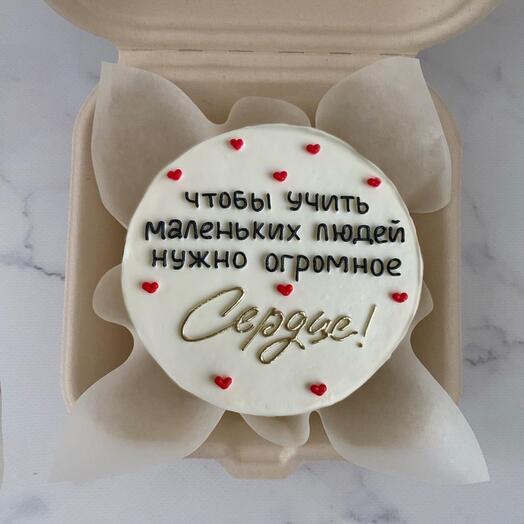 Бенто торт учителю