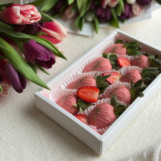 Клубника в шоколаде 8 шт