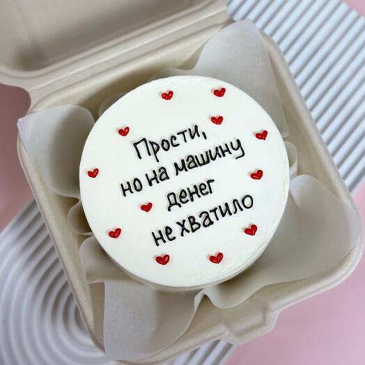Бенто торт с вашей надписью