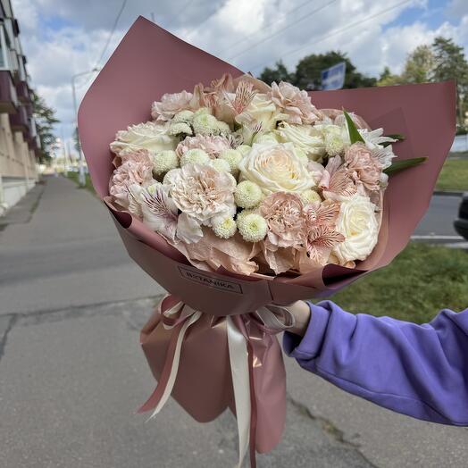 Букет Сливочный десерт XL