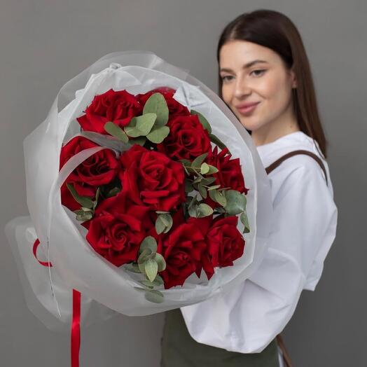 Букет красных роз