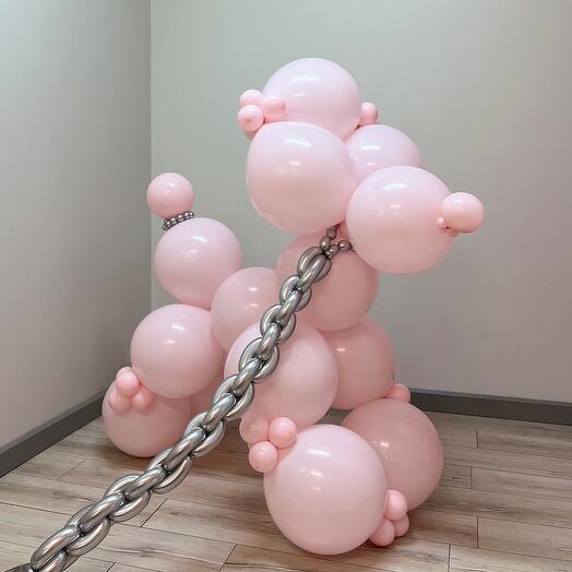 Собачка из шаров