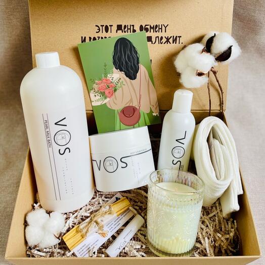 СПА набор «От всех видов стресса» с органической уходовой косметикой