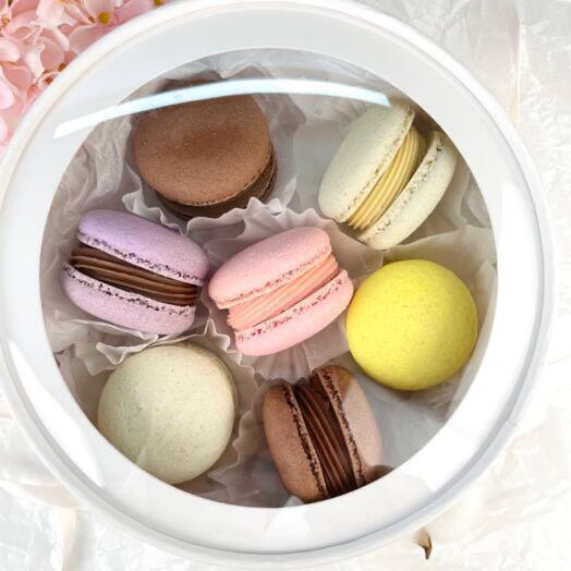 Макарунсы макарон ассорти вкусов набор, 7шт