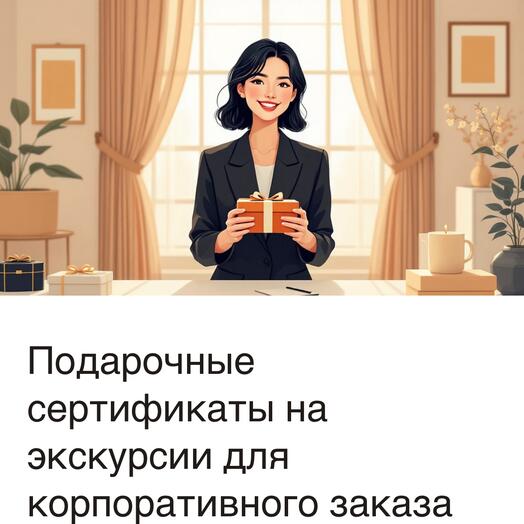 Подарочные сертификаты на экскурсии для корпоративного заказа