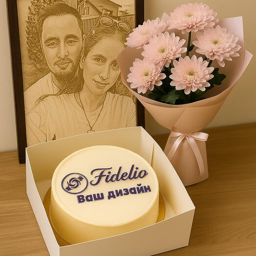 Набор Тёплые чувства от Fidelio картина портрет рисунок бенто хризантемы