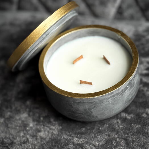 Свеча ароматическая LUXE NOIR 3 фитиля