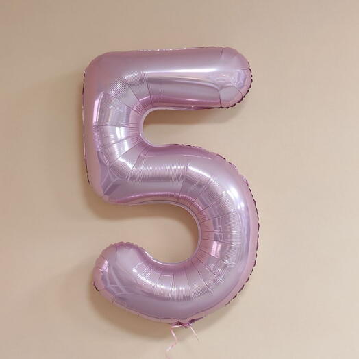 Шар Цифра фламинго 5