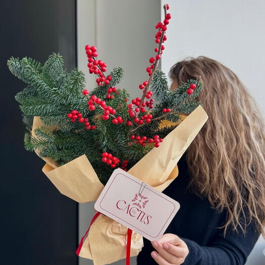 Mini banch ( с нобилисом и ягодами илекса)упако