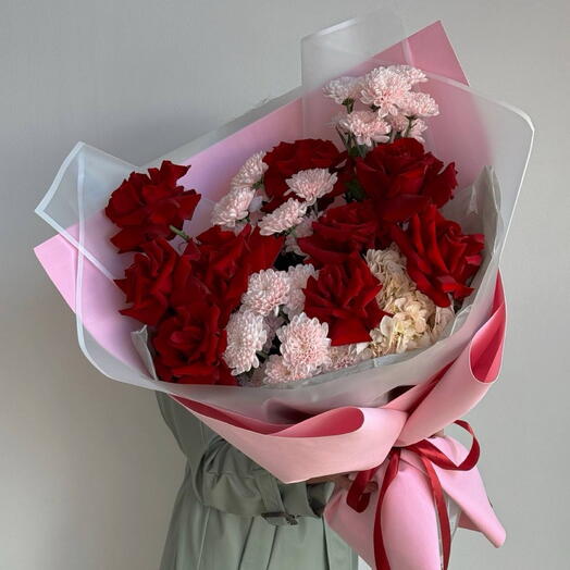 Букет «Парижская Нежность» 💗🌹