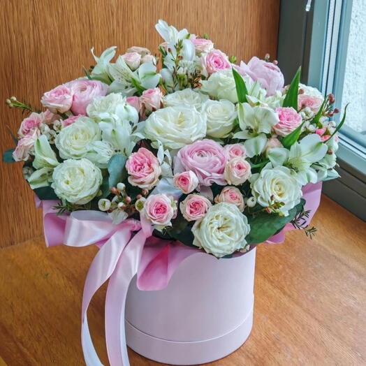 Цветы в коробке " Для тебя"