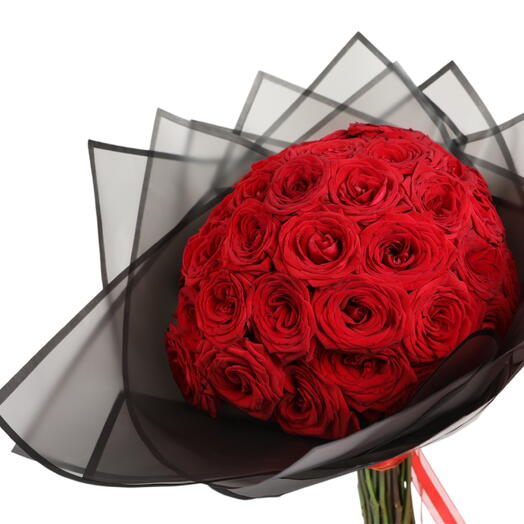 Stunning Bouquet of 50 Scented Red Roses