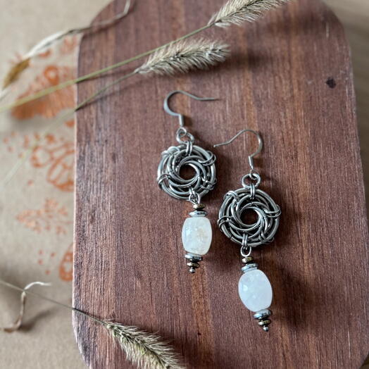 Spiraling Mist Earrings || Минђуше