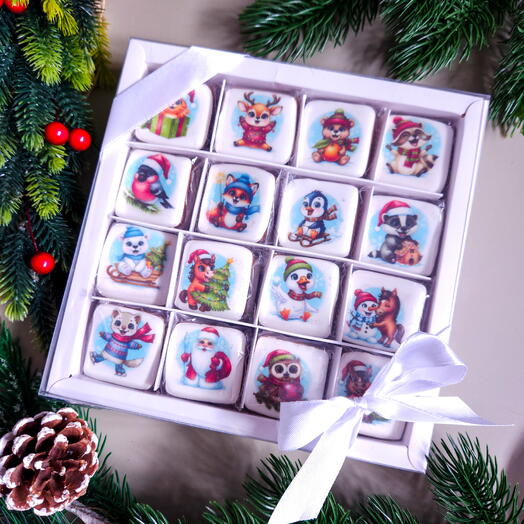 Адвент календарь пряничный с заданиями