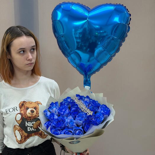 Букет + шар + Топпер