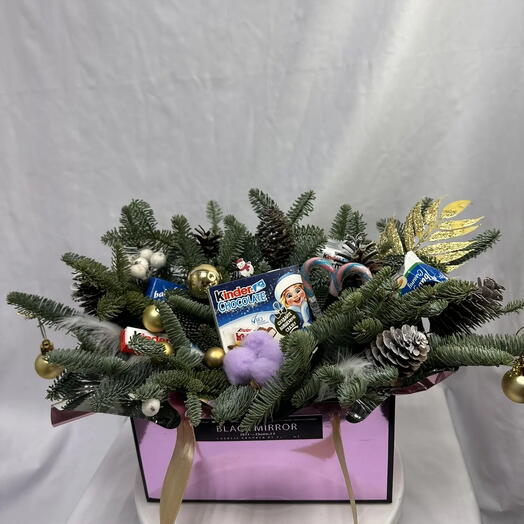 Композиция Новогодняя сумочка