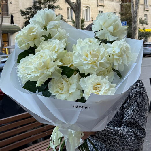 White French roses