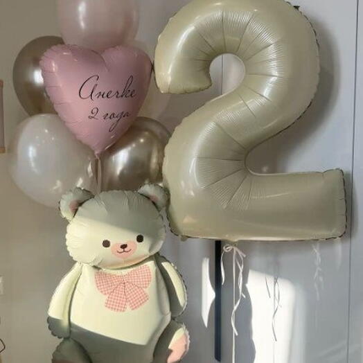 Шары на 2 года для девочки