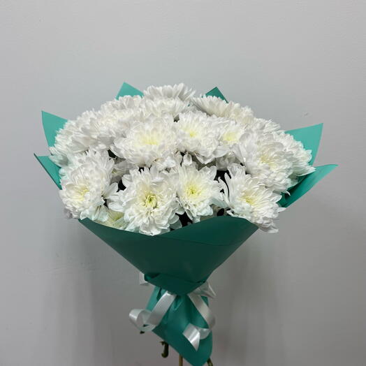 Bouquet of terry chrysanthemums