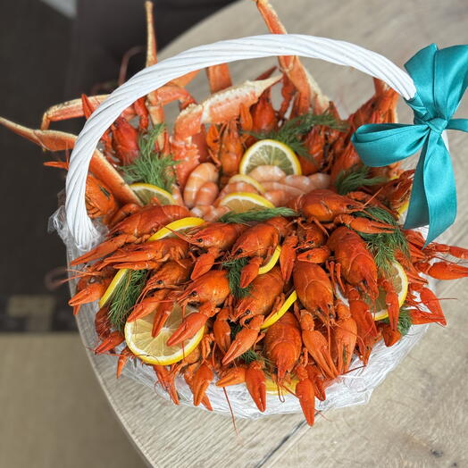 Корзина с морепродуктами 3