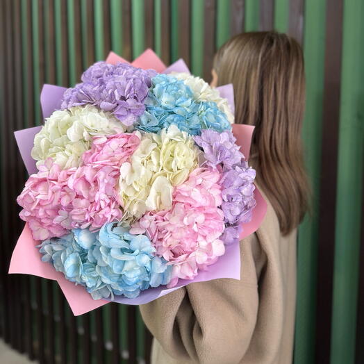 Микс из гортензий (9)