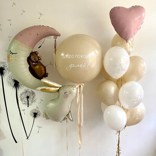 Шарики на рождение дочери