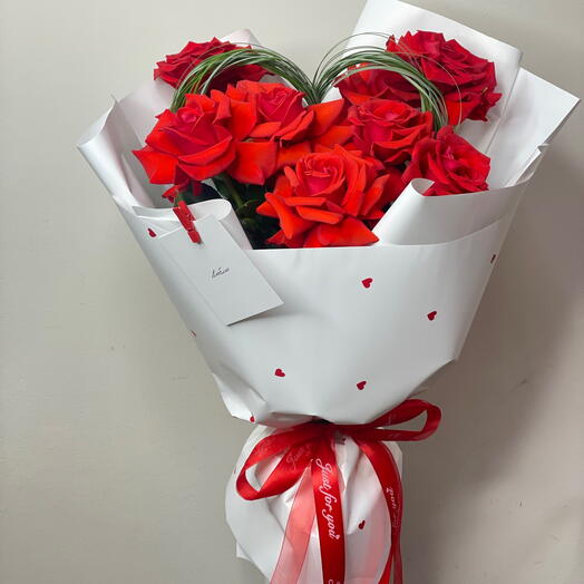 Сердечко из Французских роз