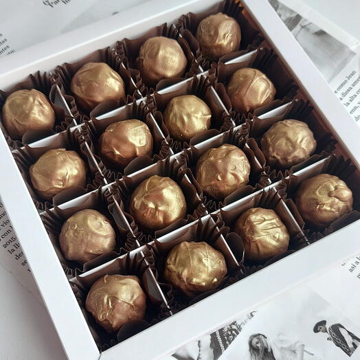 Трюфели шоколадные с сыром в подарок 16шт