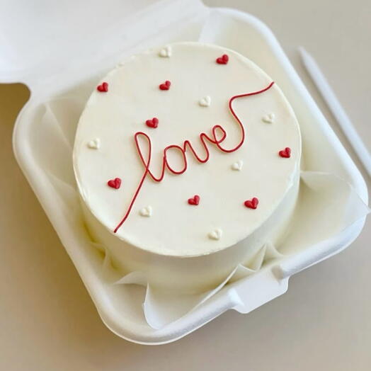 Бенто Торт love 14 февраля; День влюбленных/8 марта