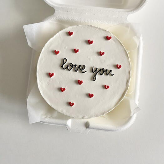 Бенто торт love you