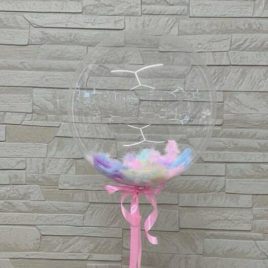 Воздушный шар, шар баблс с любым наполнением