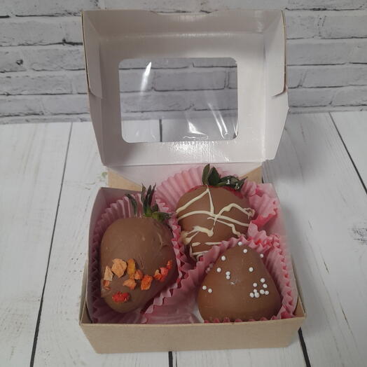 Клубника в шоколаде мини