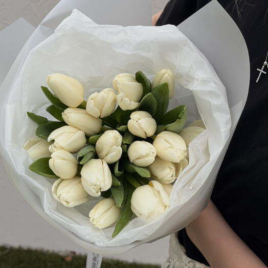 20 Tulipas Brancas
