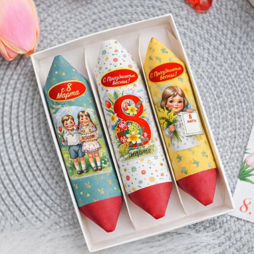 Набор конфет "Сладкое признание к 8 Марта"