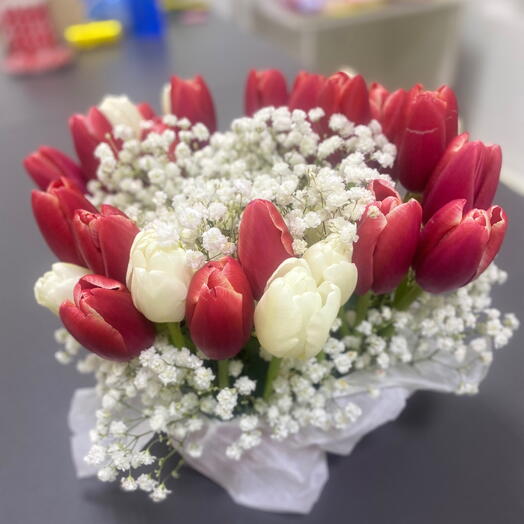 Композиция в коробке «Сердце»