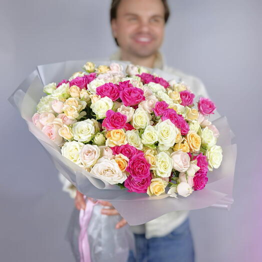 Кустовая роза Кения 25 шт