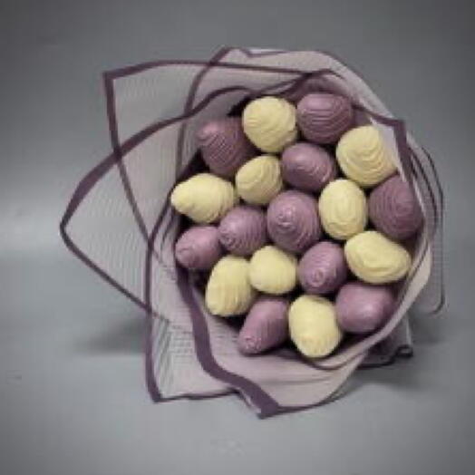 Букет из клубникой в шоколаде 19