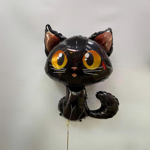 Фольгированная фигура с гелием - Кот (91 см)