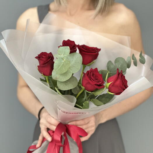 🌹 Мини букет для любимой 💖 красные розы сегодня