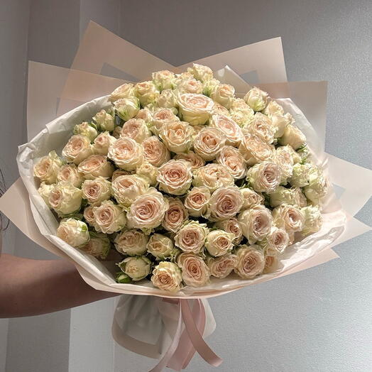 25 нежный, кустовых роз