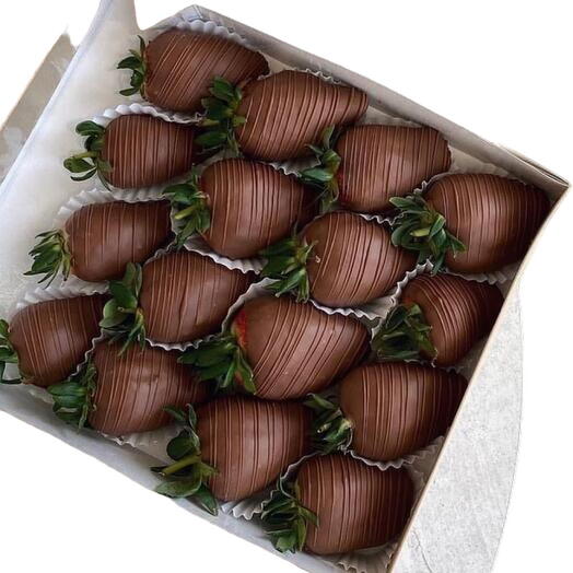 Luxury Milk Chocolate Covered Strawberries Box