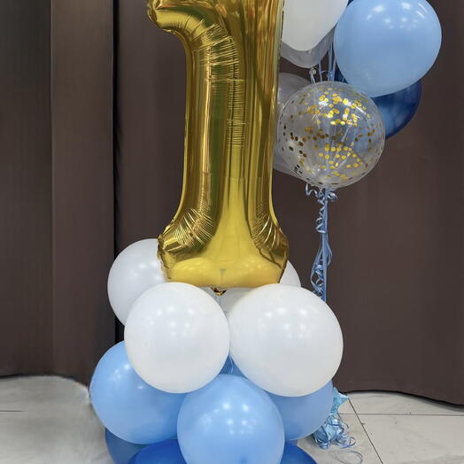 Шары на 1 Годик🧸22 штуки