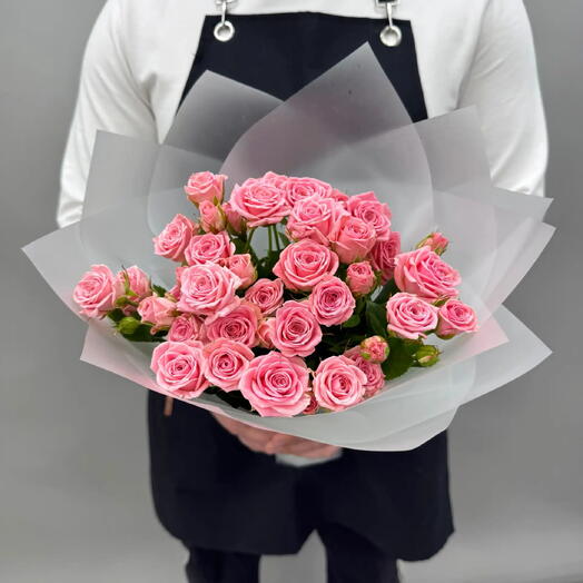 Кустовая роза Лидия 11шт букет от Flowerstorg N1046