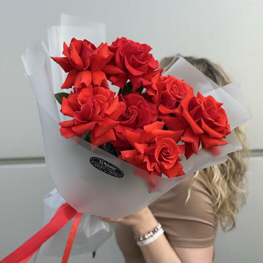 Французские розы Nina 7 шт
