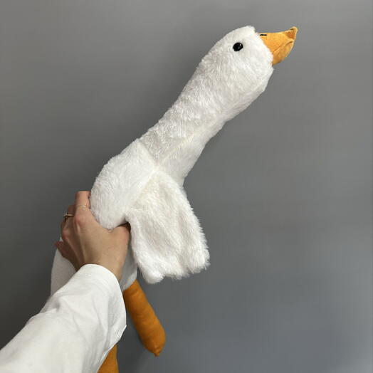 «Гусь обнимусь» игрушка гусь плюшевый