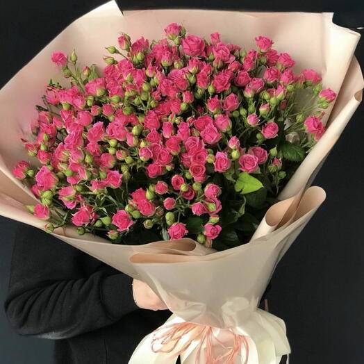 Кустовая Роза PINK LOVE 35