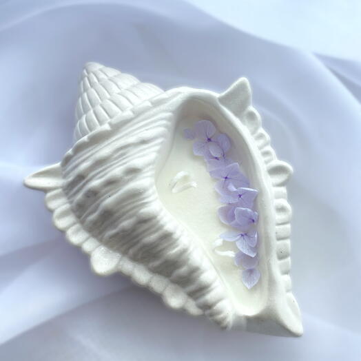 Свеча Раковина «Сиреневое цветение» 🪻🐚